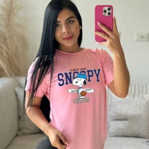 Camisetas Dama Amplias rosa